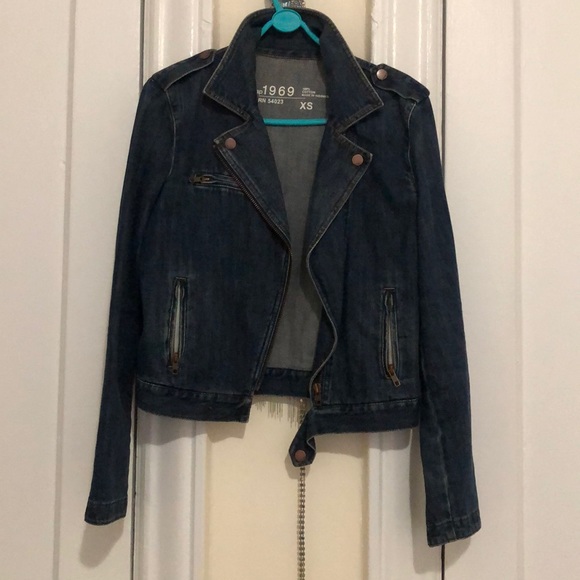 Biker Jean Jacket - Picture 3 of 11